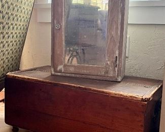 Medicine Cabinet & Vintage Storage Chest 