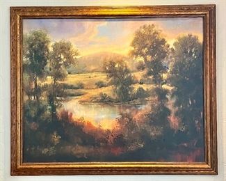 Landscape Scene Signed Giclee 