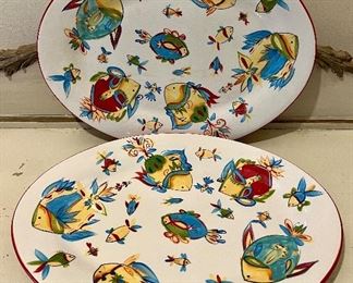 (2) Fish Platters