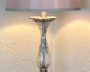 (4) Mercury Glass Lamps