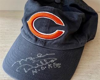 Autographed Mike Ditka Baseball Hat