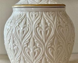 Lenox Kismet Embossed Lidded Candy Jar 