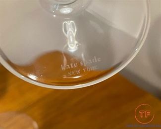 KATE SPADE Champagne Flutes