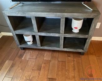 Shadow Box Style Entertainment Stand