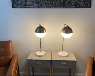 HEXTRA MCM Style Table Lamps