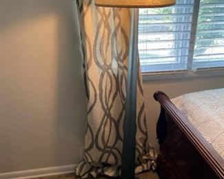 Deszign Inc Satin Blue Resin Floor Lamp