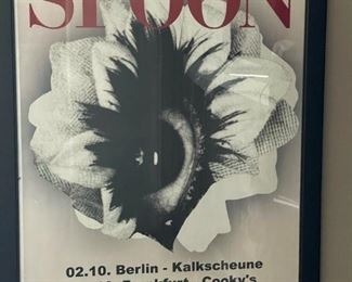 SPOON Concert Framed Poster