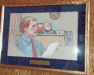 Photo, Framed, Dallas Court Case