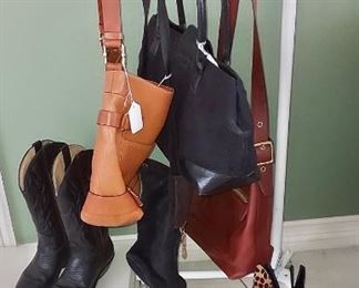 Designer Purses, Cole Haan Cowboy Boots, Stuart Weitzman Boots
