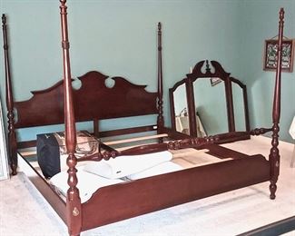 Cherrywood King Bed Frame