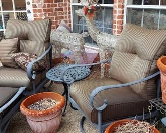 Patio Chairs, Plus Reindeer!