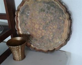 ITALIAN GOLD LEAF TRAY