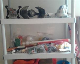 STAR WARS ITEMS, VINTAGE GAMES AND TOYS