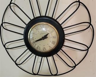 mid century modern wall clock.