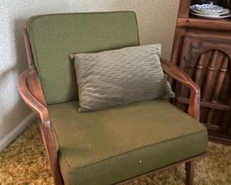 Mid century modern chair in the sale of Kofod Larsen Ib