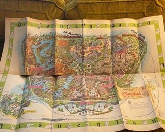 1964 Disneyland map 