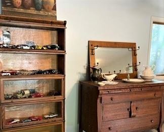 Bookcase and sideboard