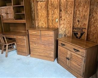desk dresser cabinet