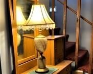 Gentlemans chest and lamp