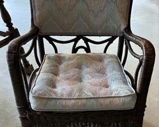 wicker rocker