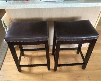 Set of four bar stools