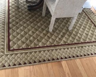 Geometric large area rug