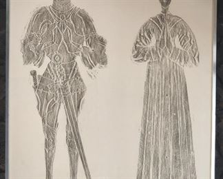 Very Large European grave rubbing