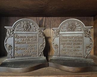 Vintage Bronze bookends
