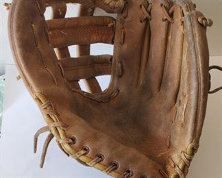 Vintage baseball mitt