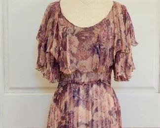 Vintage silk handkerchief dress