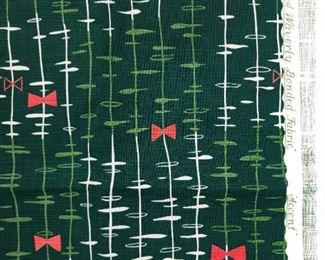 Vintage Waverly atomic print fabric yardage