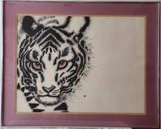 Vintage Rabinda tiger print