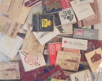 Vintage match books