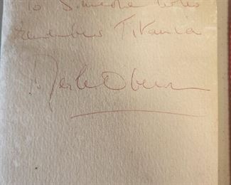 Merle Oberon signature