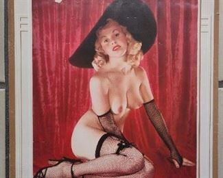 Vintage service station calendar