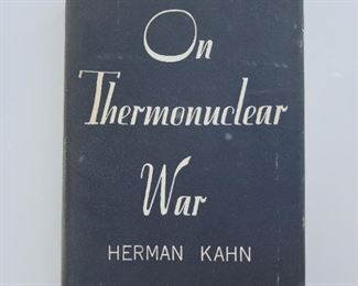 On Thermonuclear War, Herman Kahn. 1st edition near fine hard cover in good+ dust jacket