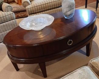 Beautiful Oval Coffee Table
