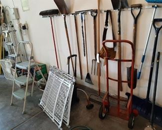Yard Tools, Step Stool, Pet Gate, Folding Ladder