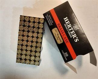 Box of 357 Magnum Cartridges.  Will not be left on premises on off hours.