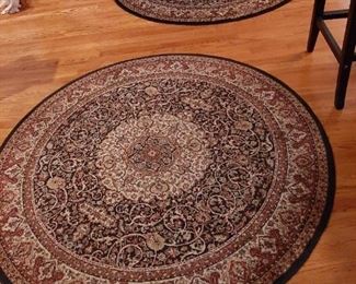 Round area rugs (2 of these in sale)