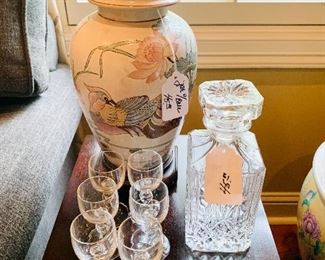 Crystal and Asian Porcelain Throughout