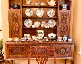 Finely Carved Welsh Cupboard