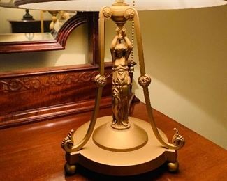 Art Nouveau Figural Lamp