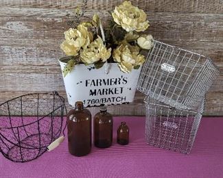 Bottles And Baskets