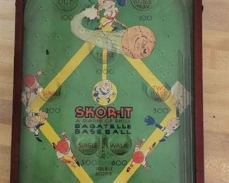Skor-it Bagatelle Baseball Game