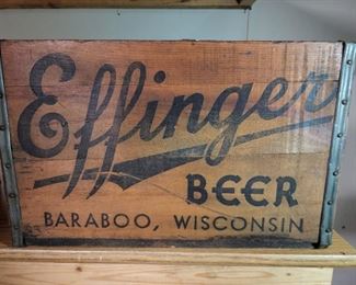 Effinger Beer Crate, Baraboo, Wisconsin.