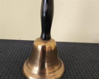 Very Large Old Brass School Bell