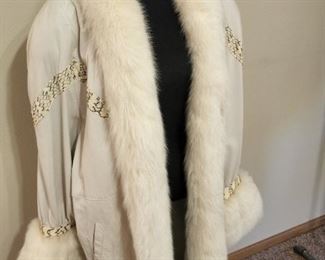 Leather and Fur Vintage Jacket