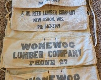 New Lisbon and Wonewoc, Wisconsin lumber aprons 