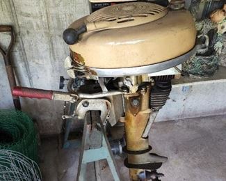 Vintage Boat Motor Lauson SportKing 4 Cycle